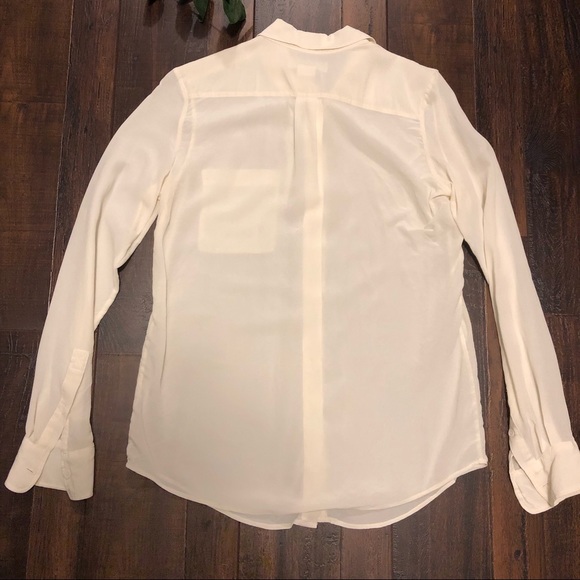 Joe Fresh Sheer Long Sleeve Blouse | small - Picture 4 of 4